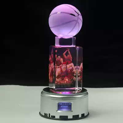 Slam dunk master Sakuragi flower Road crystal basketball ornaments to send boys and girls creative custom birthday gift graduation