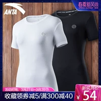 Áo thun nữ tay ngắn Anta 2019 mới đích thực cho nữ mùa hè thoáng khí nữ thể thao chạy áo sơ mi nửa tay - Áo phông thể thao áo ba lỗ gym