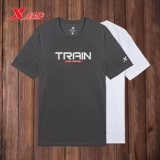 Xtep, летняя футболка с коротким рукавом, дышащий спортивный костюм, коллекция 2021, круглый воротник, для бега