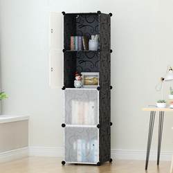 Magic Piece Wardrobe Cartoon Space-Saving Bedroom Storage Cabinet Hanging Clothes Children's Wardrobe Baby Small Wardrobe Dormitory Cabinet