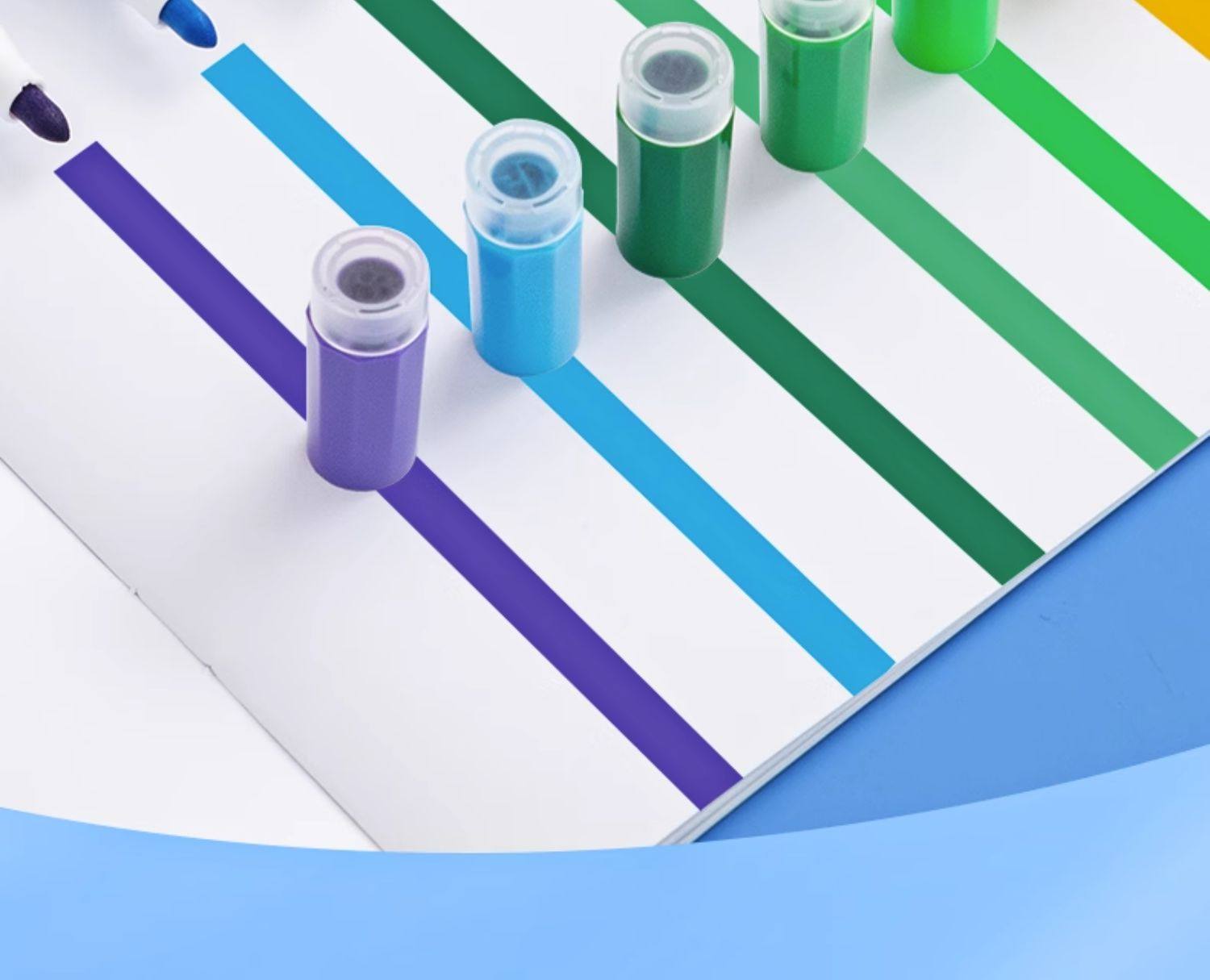 【中国直邮】 晨光文具 晨光  印章水彩笔  儿童可水洗无毒专用画笔 12色