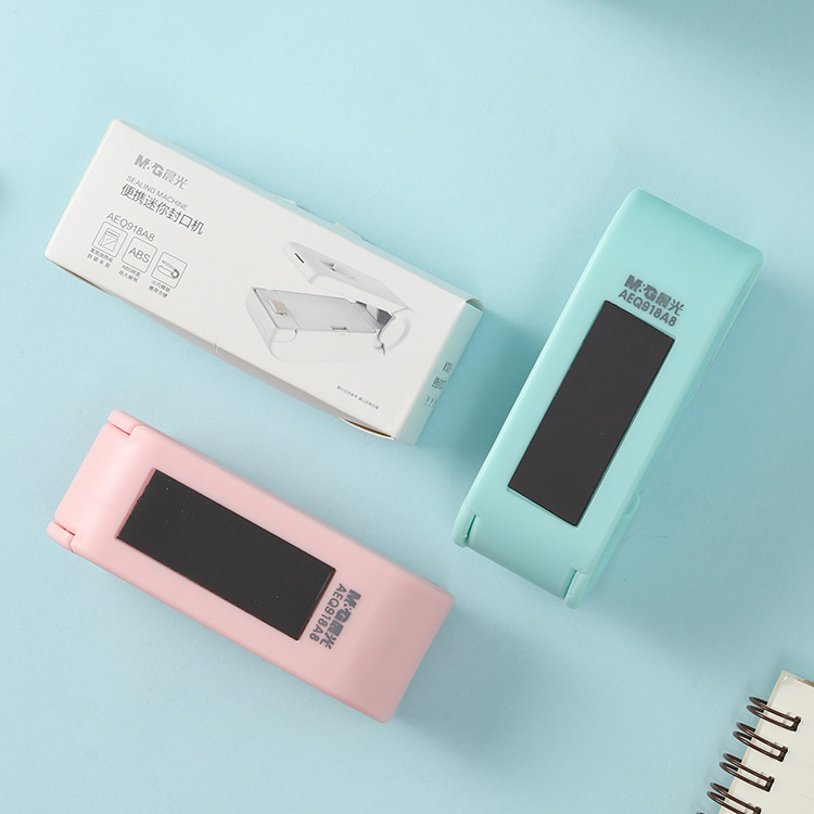 Morning light stationery sealing machine Mini small household hand pressure snack plastic bag sealer Convenient sealing machine