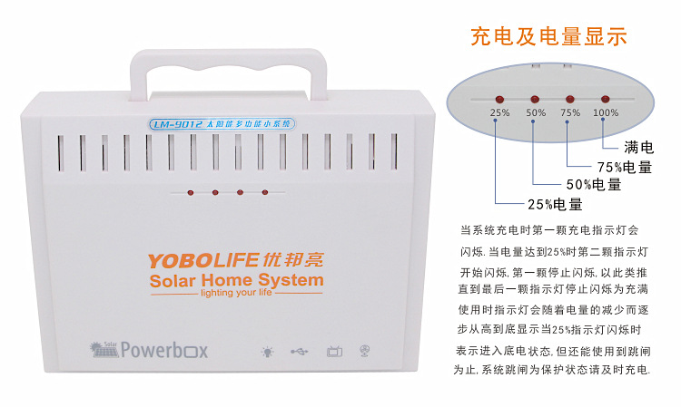 220V điện ngoài trời điện thoại di động năng lượng mặt trời sạc laptop gian hàng điện thoại di động chiếu sáng lớn Po - Ngân hàng điện thoại di động sạc dự phòng aukey
