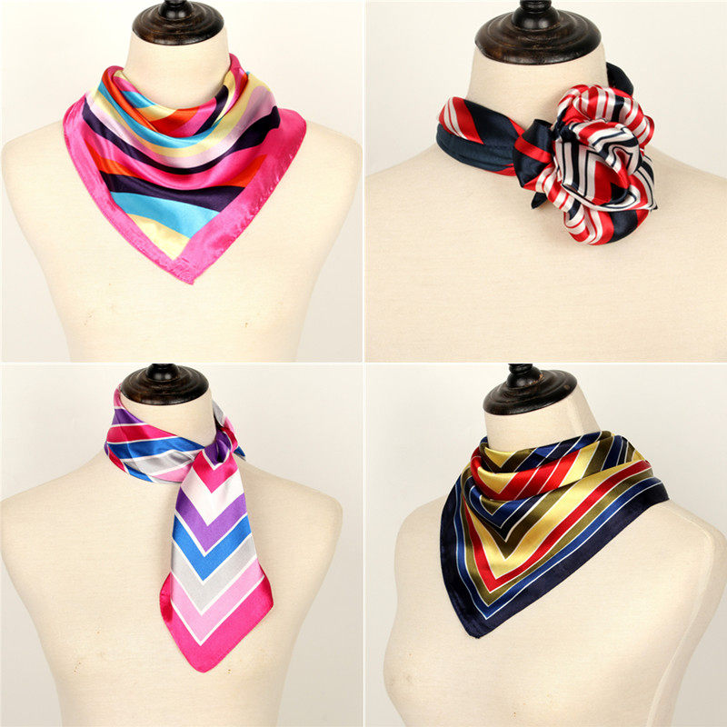 Worksuit Uniform Bank Mobile Air Miss Gift Message Autumn Silk Female Small Winter Scarf Scarf