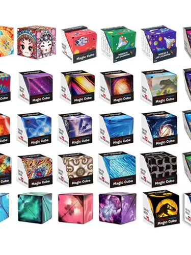 Вариационный неограниченный трехмерный кубик Рубика, трансформер, магнитный конструктор, интеллектуальная игрушка для тренировок, объемная геометрия, 3D