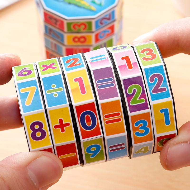 Digital Rubik's Cube Children's Puzzle Early Education Toy Kindergarten Beginner Smooth Student Competition Mathematical Thinking Training