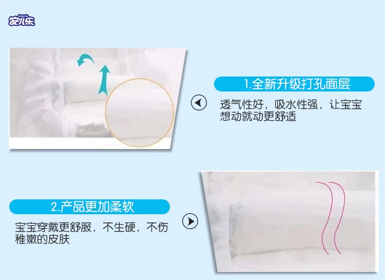 Một chiếc tã Erle khô siêu mỏng cho bé mùa xuân thoáng khí và mùa hè tã Anerle nam và nữ M code 78 viên - Tã / quần Lala / tã giấy tã dán bobby size s