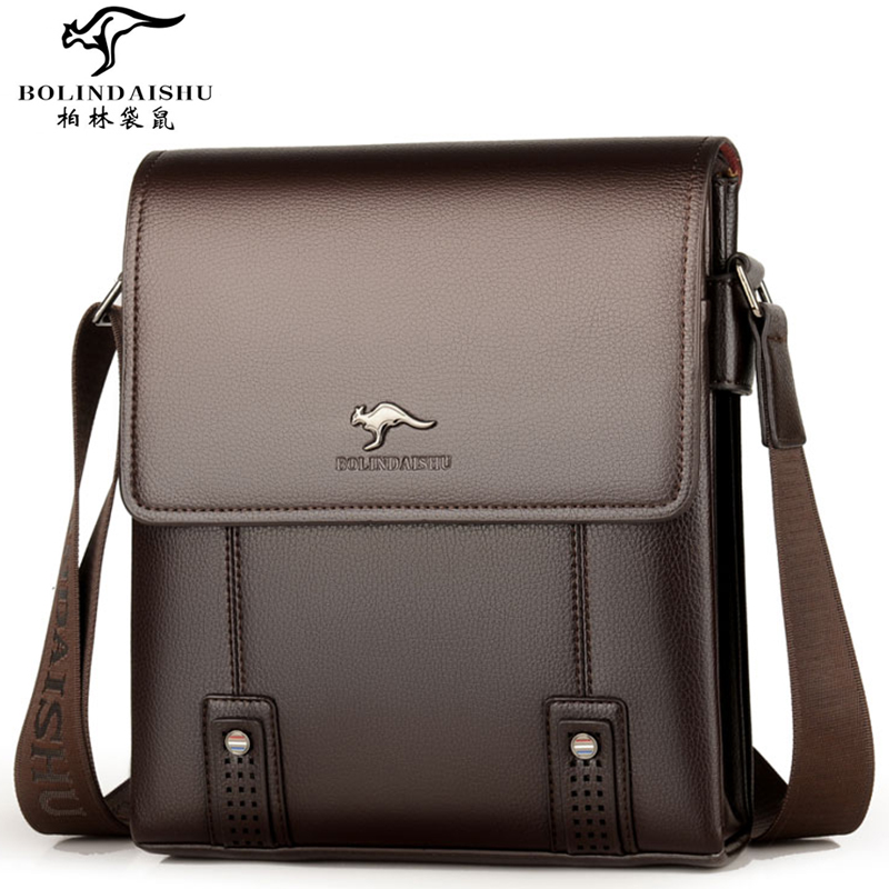 Berlin Kangaroo Men's Bag Genuine Leather Shoulder Messenger Bag Leather Business Briefcase Large Capacity Men's Leather Bag Backpack Trendy - Taobao