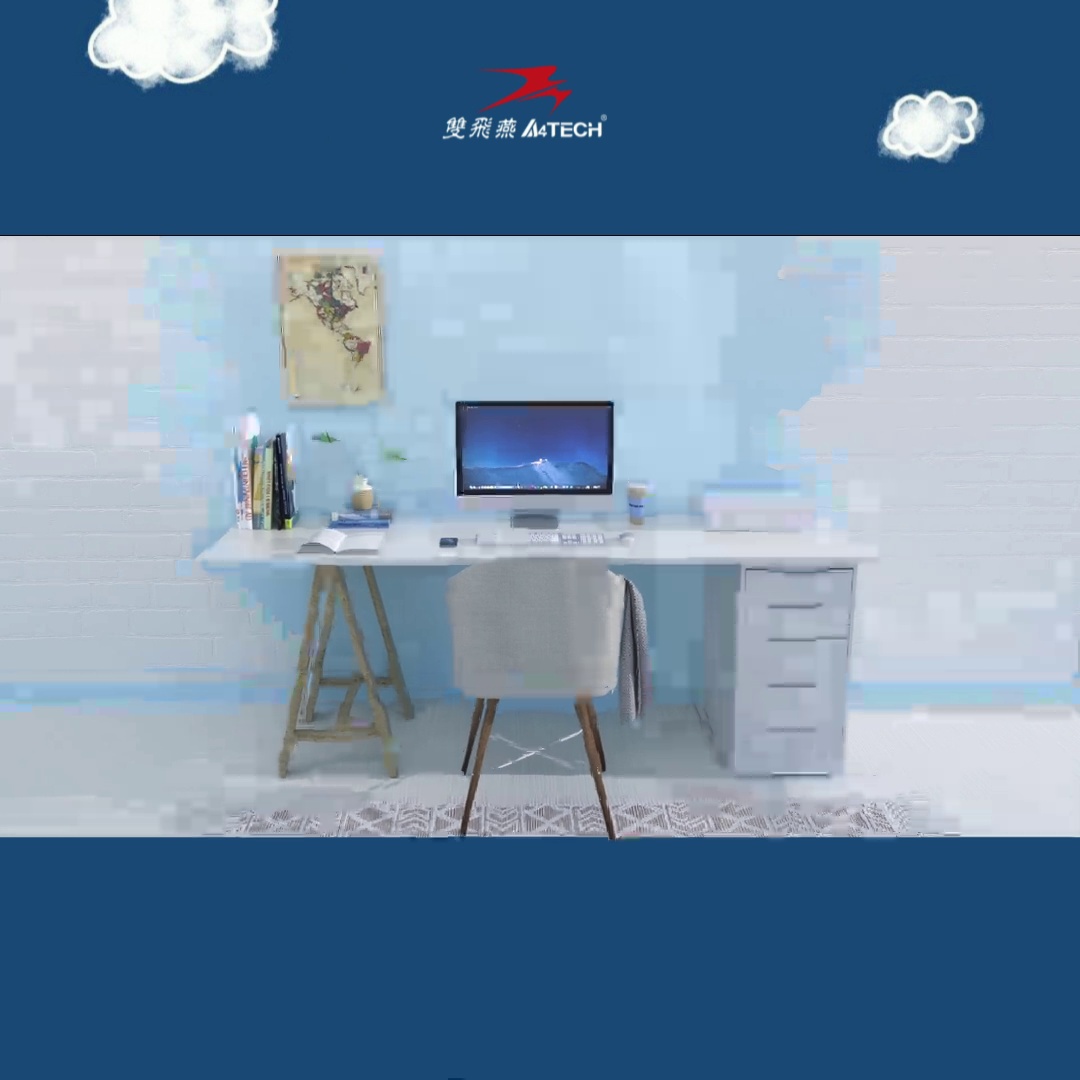 双飞燕FBX50C无线键盘居然得以此么安静又上头