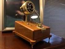 Wu Katyusha Bluetooth speaker Home high-power adjustable frequency amplifier Retro solid wood wireless HiFi desktop audio