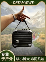 Junwu Rock King Portable outdoor mini Bluetooth speaker Wireless K song HiFi small audio Overweight subwoofer