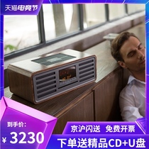 neon Liyang 830 retro Bluetooth audio Fever tube CD machine All-in-one radio Desktop wooden speaker