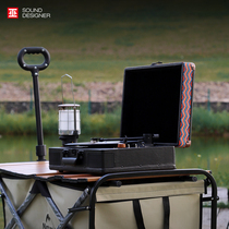 Witch 1900 Sea Steel Piano Division Outdoor Version Grammatical Machine Retro Portable Black Gel Record Machine Bluetooth Sound