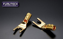 Original Furukawa FURUTECH FP 201 (G) gold-plated (R) rhodium-plated speaker cable Y fork plug