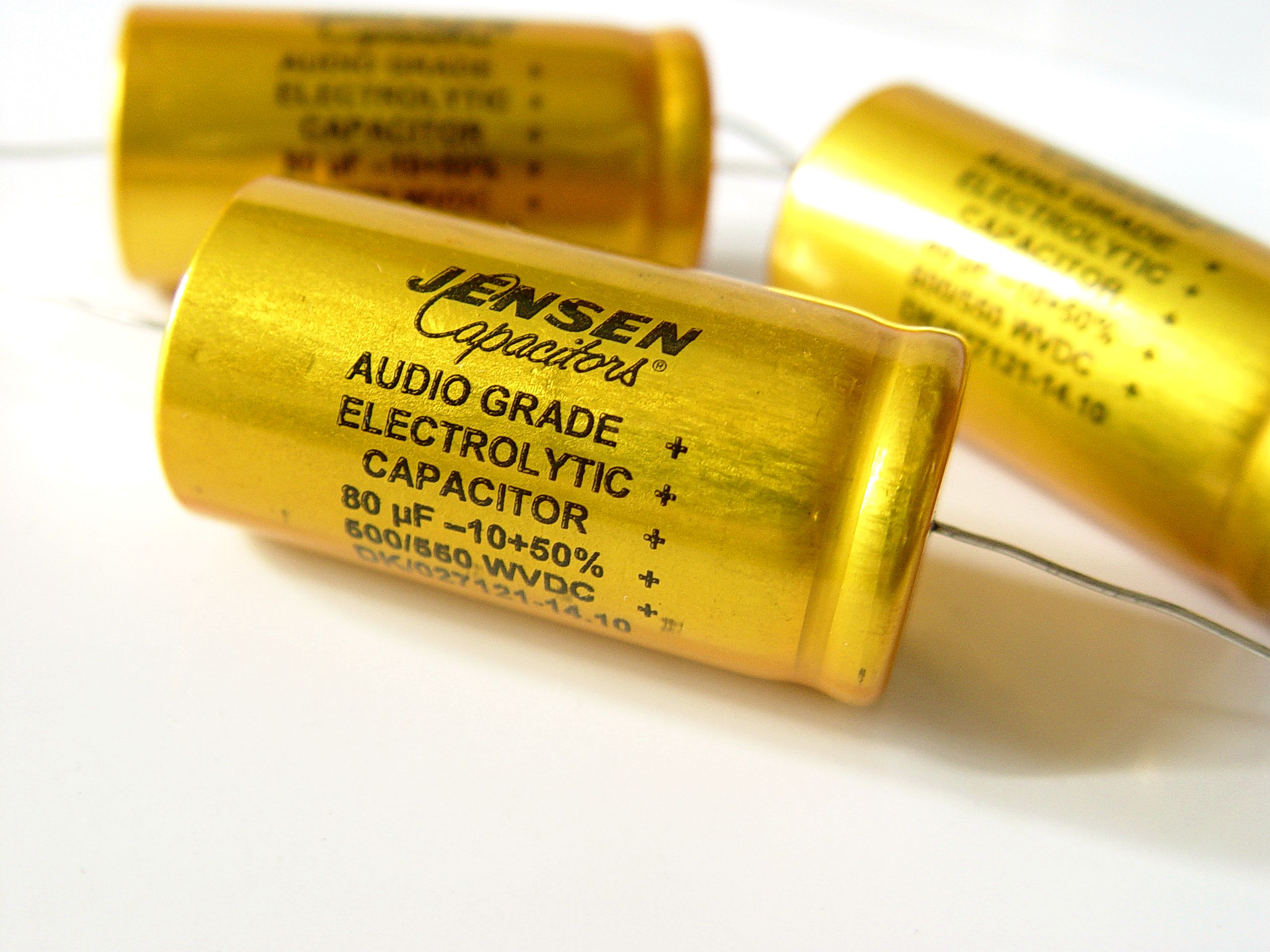 Danish original JENSEN God of War axial welding type electrolysis 80UF 500V 430 yuan only