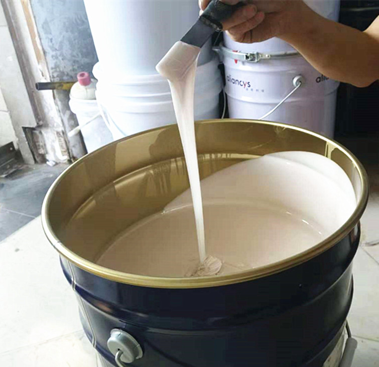 Factory direct mold silicone milky white flip mold production material Silicone rubber Silicone Likang