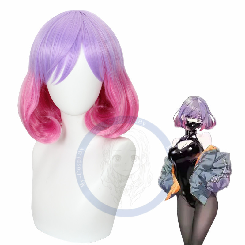 Mycos Luna Wig Sneakers×High Slit×Mask Cosplay Wig 522A