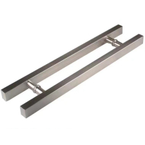 Kenderky door handle square pipe stainless steel original color drawing glass door handle wooden door handle sliding door handrail handle