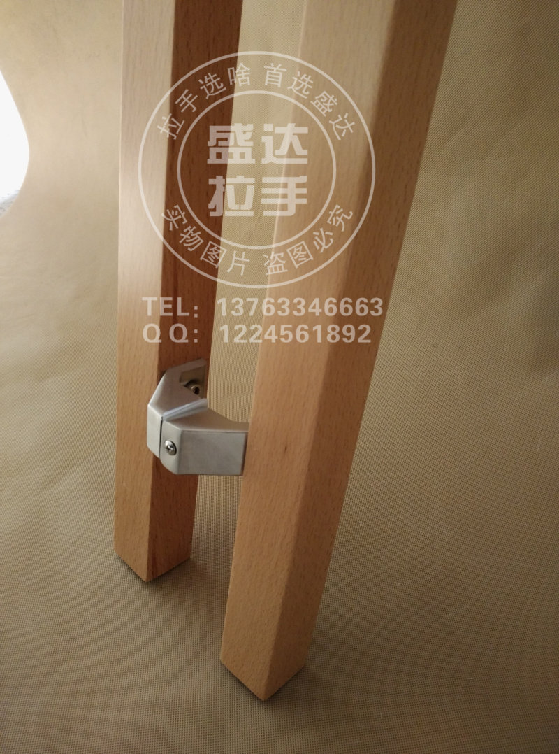 KFC Gate Handle Wood Door Handle Handle Wood Push Push Door Handle Handle Door Handle Customized Letter