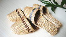 Special offer grass slippers home men and women shoes straw sandals straw woven shoes export fashion shoes four season shoes environmental protection shoes