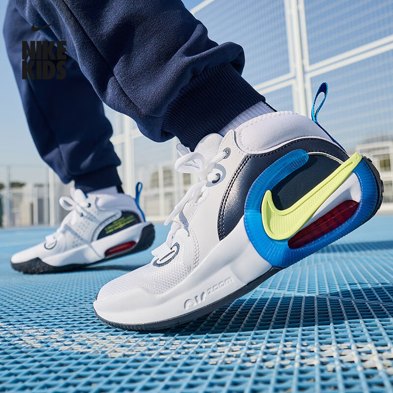 Nike Nike 25 Spring New Model Boys and Girls Zoom Crossover 2 Big Kids' Practical Basketball Shoes Fb2689