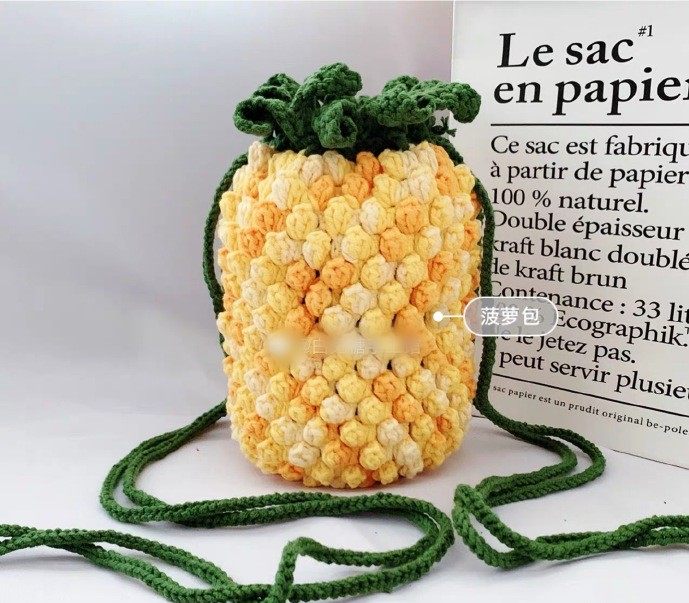 Non - finished messenger box Pinach Bread Hook Handmade Handmade Learning Electronic Tutorial