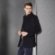 Qi Brand Woolen Coat Men's 2023 Spring and Autumn Thick Cashmere Warm Long Sleeve Lapel Jacket Y