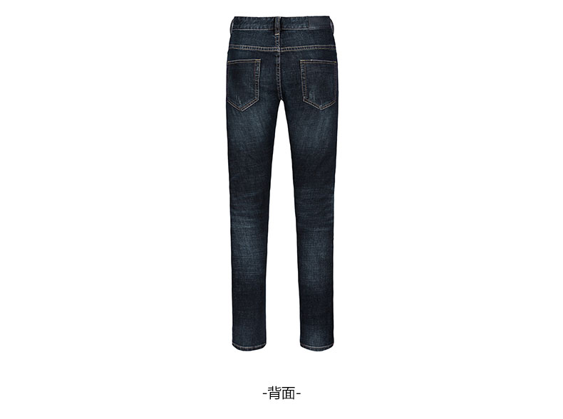Thương hiệu quần jean nam mùa xuân kiểu quần tây nam quần dài đơn giản, xu hướng thời trang giản dị - Quần jean quần đùi nam