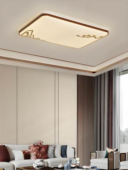 New Chinese-Style Living Room Ceiling Light, Song-Style Aesthetics, Aluminum Material, Modern Chinese-Style Bedroom, Dining Room, Study Led Main Light