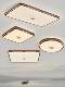 Modern New Chinese-Style Led Ceiling Light with Chinese Zen Aesthetics from the Song Dynasty, Full-Spectrum Main Light for Dining Room, Bedroom, and Living Room