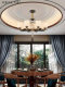 New Chinese-Style Modern Minimalist Living Room and Bedroom, Song-Style Aesthetics, Chinese Style, Zen-Inspired, Elegant Led Dining Room and Tea Room Pendant Light