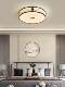 New Chinese-Style Living Room Ceiling Light Led Full-Spectrum Rectangular Main Light, Elegant and Simple Modern Design for Tea Room, Dining Room, Bedroom