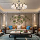 Chinese-Style Zen Restaurant Tea House Chandelier, Chinese-Style Villa Living Room Chandelier, Modern and Elegant New Chinese-Style Bedroom Chandelier