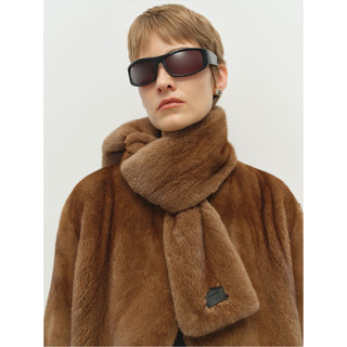 Msbeast Stylish DIY Knotted Multi-Purpose One-Piece Double-Layer Imported Rare Velvet Mink Scarf for Winter