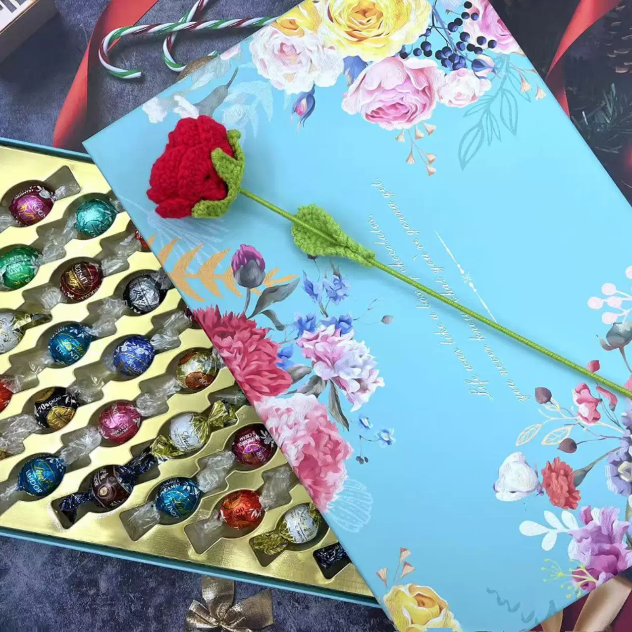 Плитка Lindt Soft Heart Фундук Гиандуя Мята Фисташка Морская соль Вино Сердечко 70% Мягкое сердце Шарик