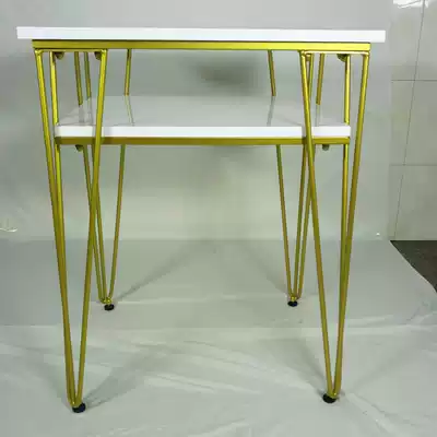 Customized solid wrought iron table stand metal table stand computer Bar coffee table table leg marble