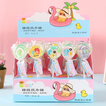 No. 1 sweet shop sugar-free photo sugar cartoon small dinosaur Net Red Stick Stick candy children snacks 35 pack