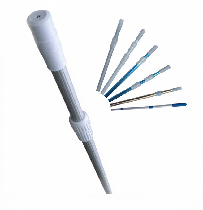 Swimming pool telescopic pole life-saving pole suction pole 5 meters 8 meters 9 meters cleaning tool