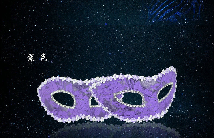 Halloween ren nữ mặt nạ mắt vui vẻ cung cấp bên Venice mặt nạ màu ren nửa mặt nạ rỗng - Sản phẩm Đảng / Magic / Hiệu suất đồ hóa trang naruto