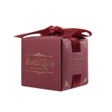 Кампания Mori Красная сахарная коробка свадьба привет сахарная коробка европейская ретро свадебная сахарная коробка простая свадьба Hi Sugar Box