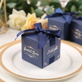 Кампания Mori Красная сахарная коробка свадьба привет сахарная коробка европейская ретро свадебная сахарная коробка простая свадьба Hi Sugar Box