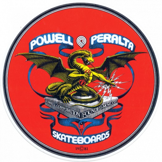 Powell Peralt Cool Skateboard Sticker Sticker Car PC Sticker 10.2cm In Stock
