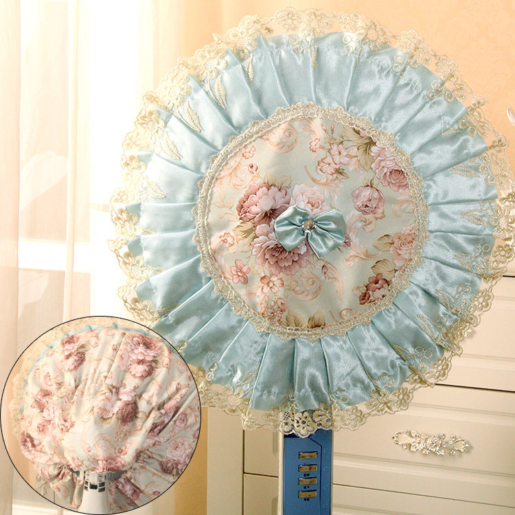 Charter head fabric electric fan cover fan dust cover electric fan cover European fan cover electric fan cover