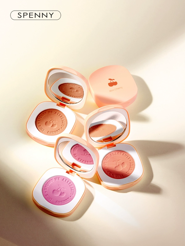 Spenny / Thơ Penny má hồng màu tím đánh bóng tự nhiên mờ nude trang điểm che khuyết điểm sửa chữa rouge trang điểm nhẹ hàng ngày - Blush / Cochineal