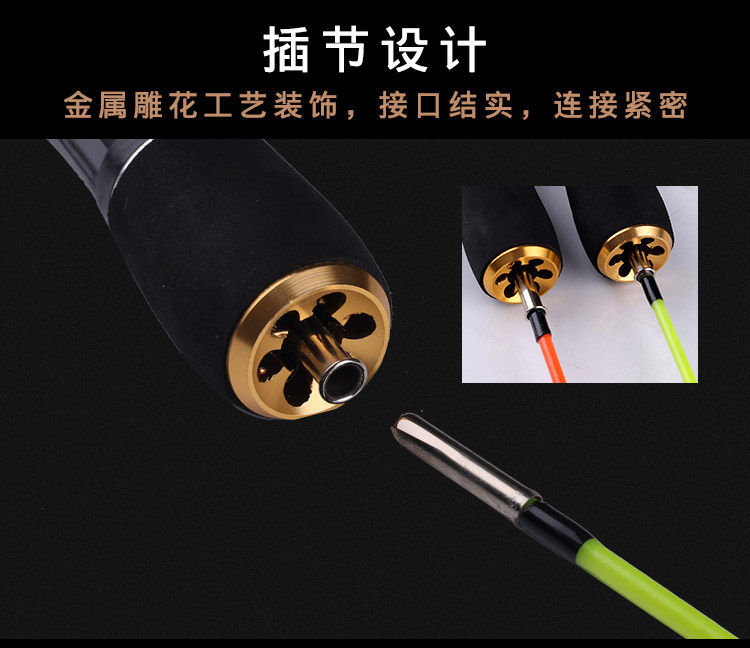 Ice удочкой 冰钓竿套装冬钓竿实心超硬超短竿钓鱼竿 筏竿 插节竿小海竿