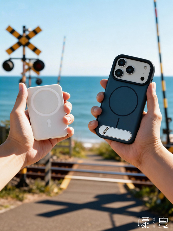 Color Block Stand iPhone Case