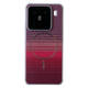 Geometric Checkered Purple Red Silver MagSafe Matte Carbon Fiber Stripes Phone Case for 15