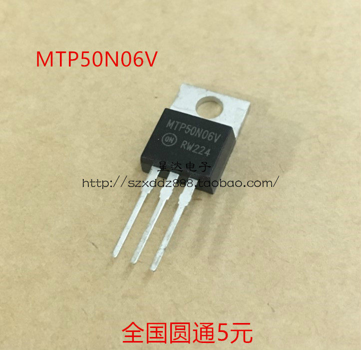 MTP50N06V Field Effect Transistor 60V 42A TO-220 Real Shot