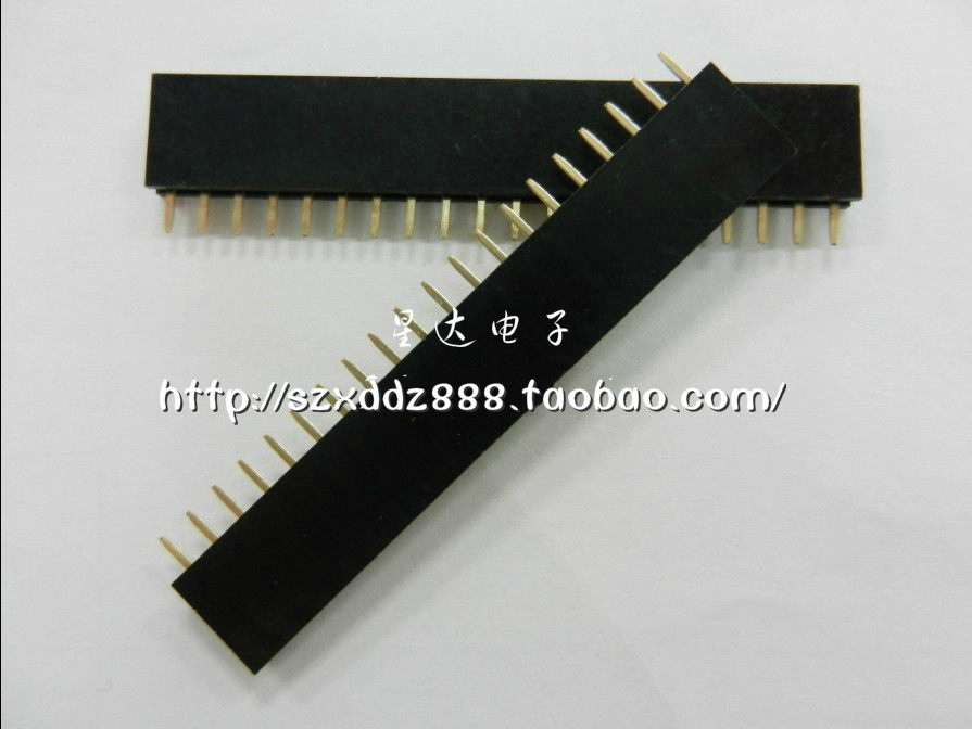 2 54mm pitch 20P single row mothers 1*20P single row seat Single row maternal plastic high 8 5mm socket