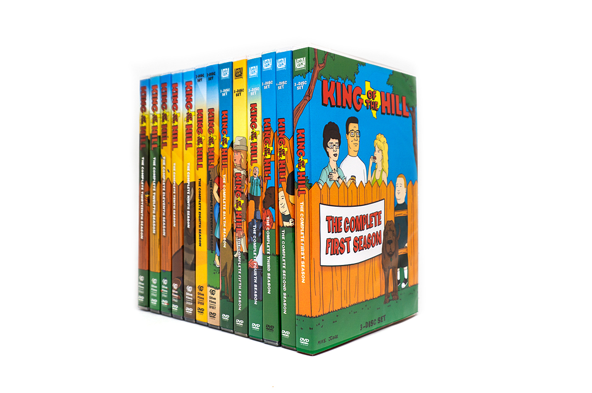 The original American TV series King of the Hill 1-13 seasons 37DVD English pronunciation